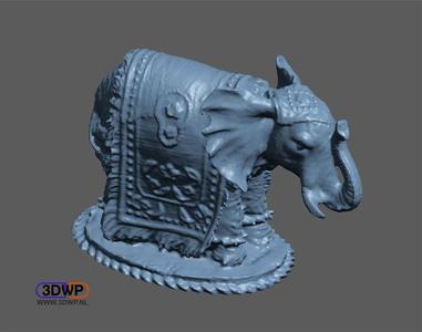 Elephant Sculpture 3D Scan