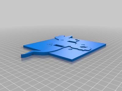 Dino Wall Plate (2 Gang)
