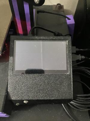 WaveShare DSi 4.3in Ender 3 Mount with Corrected Hole Alignment