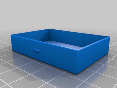 safety matches Box with a gentle lock in the middle position