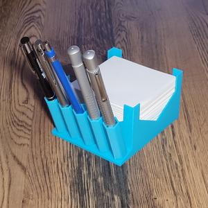 memoblock & pen holder organizer