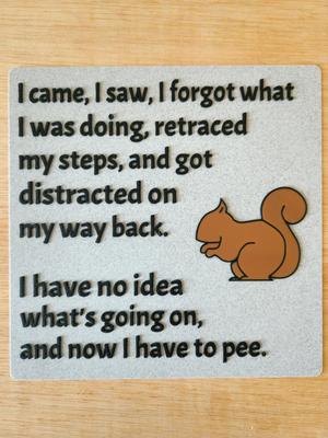 I forgot what I was doing sign
