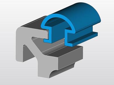 Owl cable clamps aluminium profile 2020