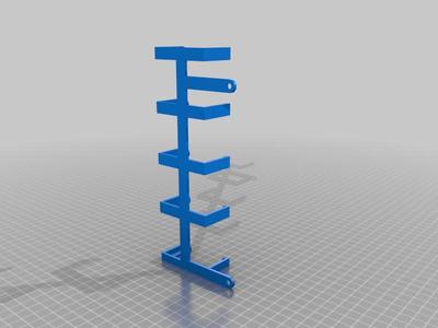 Customisable  power board holder for IKEA STUVA