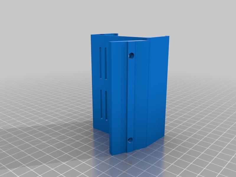 Orange Pi PC and 3.5" TFT display on 20x20mm profile