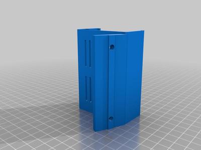 Orange Pi PC and 3.5" TFT display on 20x20mm profile