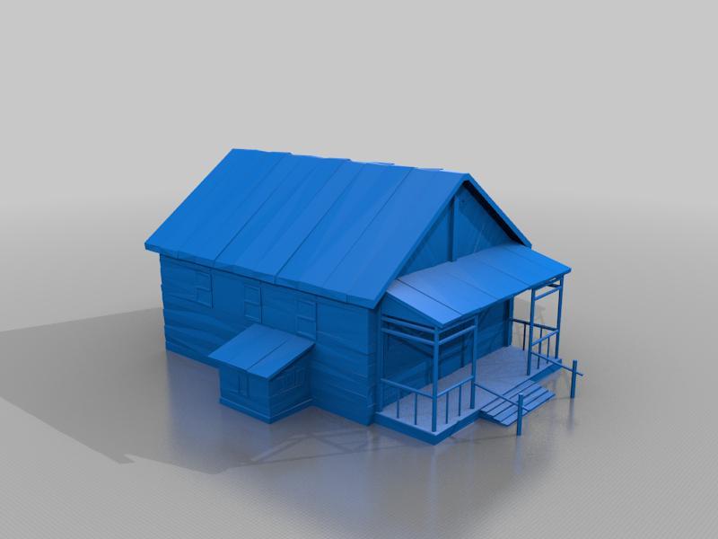 Ranger station - low poly