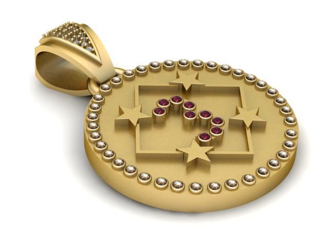 3 RPOUND  PENDANT PRINTABLE MODEL