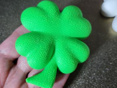 Knitted Four Leaf Clover