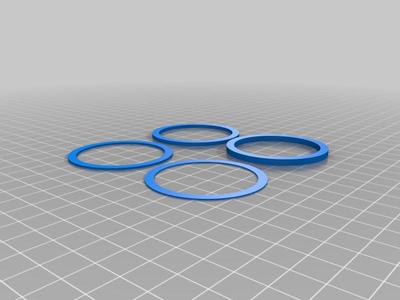 Spacers for M42 telescope optical train
