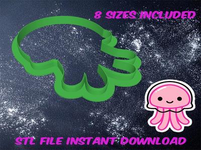 Octopus cookie cutter
