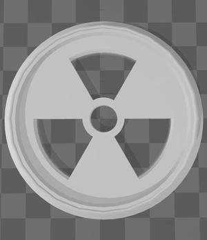 Fan Cover for Centauri Carbon with Radiation Symbol