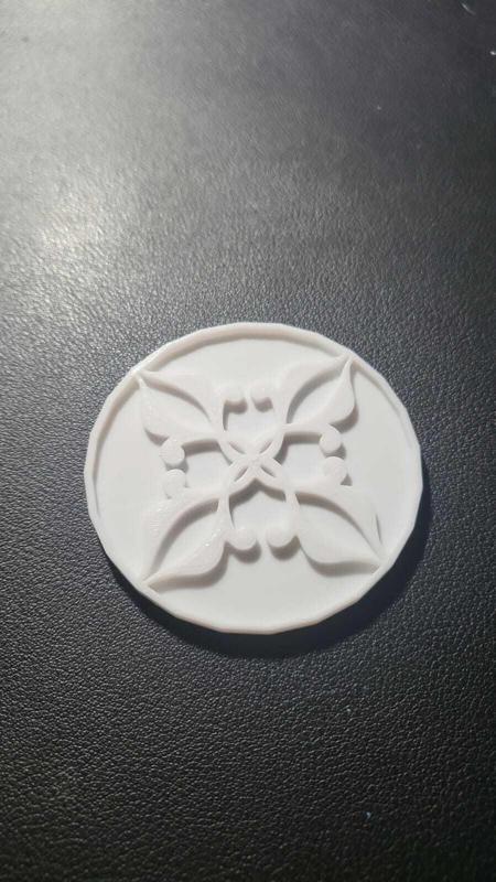 KIT 3 COASTERS FLOWER THEME