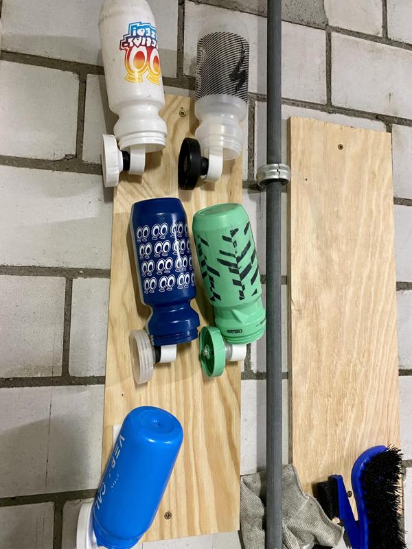 Bike Bottle Wall Storage/Drier