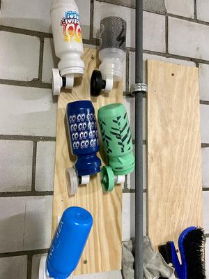 Bike Bottle Wall Storage/Drier