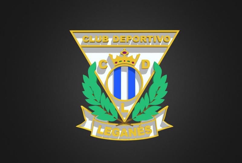 Deportivo Leganés 3D Logo Shield
