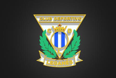 Deportivo Leganés 3D Logo Shield