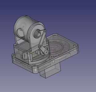 Pan-Titl Module for 3.7g servo and 19x19 camera