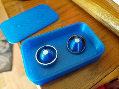 Pocket Sized Ring Holder with Lid