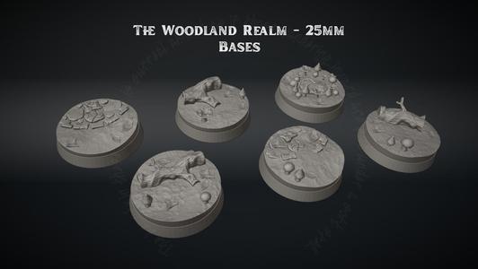 The Woodland Realm - 25mm Bases