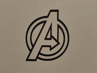 avengers logo wall art