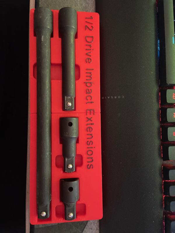 Pittsburgh 1/2 Drive Impact Extension Bin