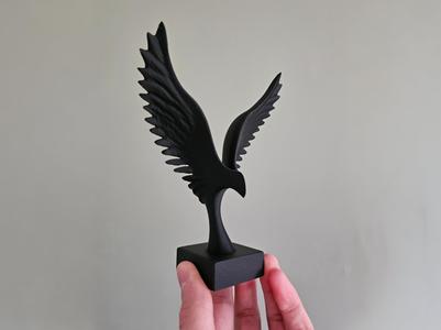 Decorative indoor angel wings sculpture