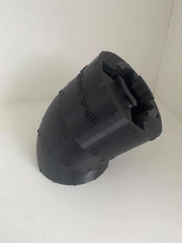 4.0"  OD  4.0" CLR (exhaust)  pipe/tube bend mock up kit