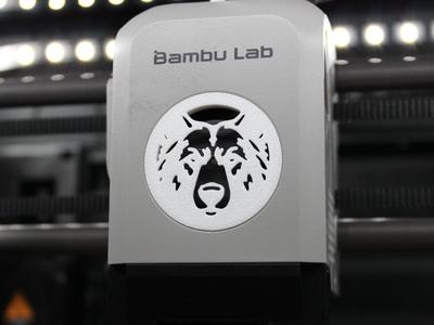 Bear fan cover for X1C - P1S - P1P