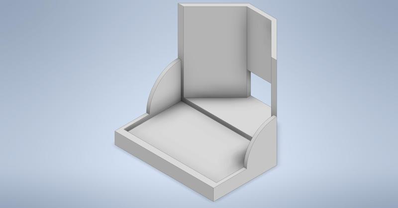 CORNER SUPPORT FOR SPEAKERS