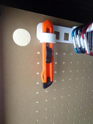 Box Cutter holder or Crescent Wrench holder
