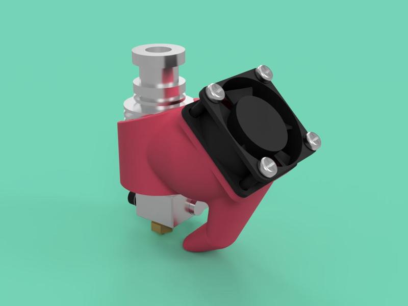 E3D 2-Way Cooling Duct