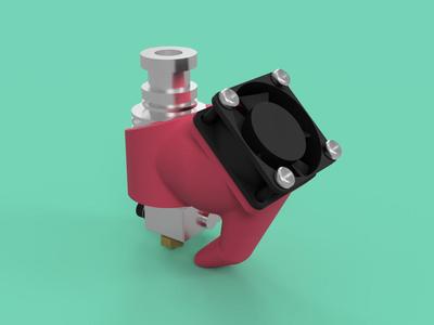 E3D 2-Way Cooling Duct