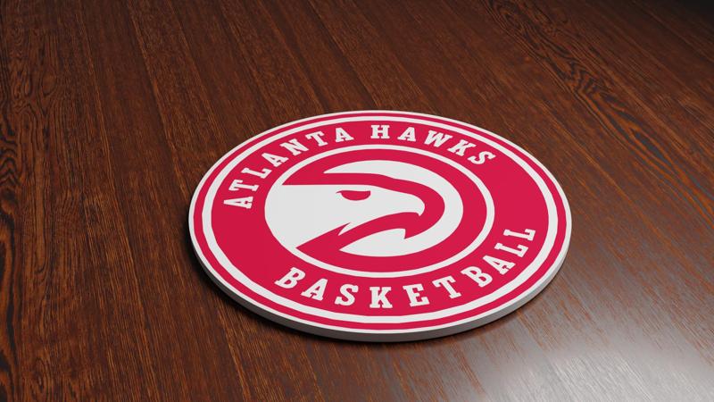 Atlanta Hawks Coaster
