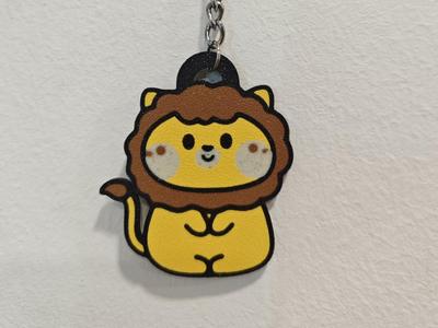 Cute Lion Keychain