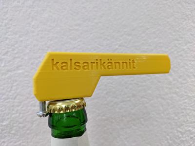 motto- beer cap opener, customizable