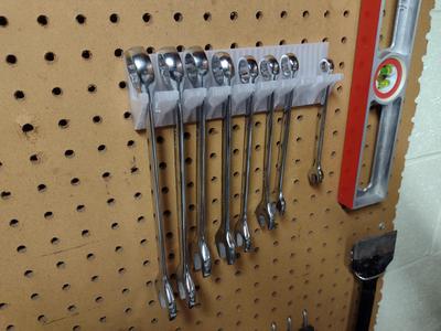 Combination Wrench Pegboard Holder