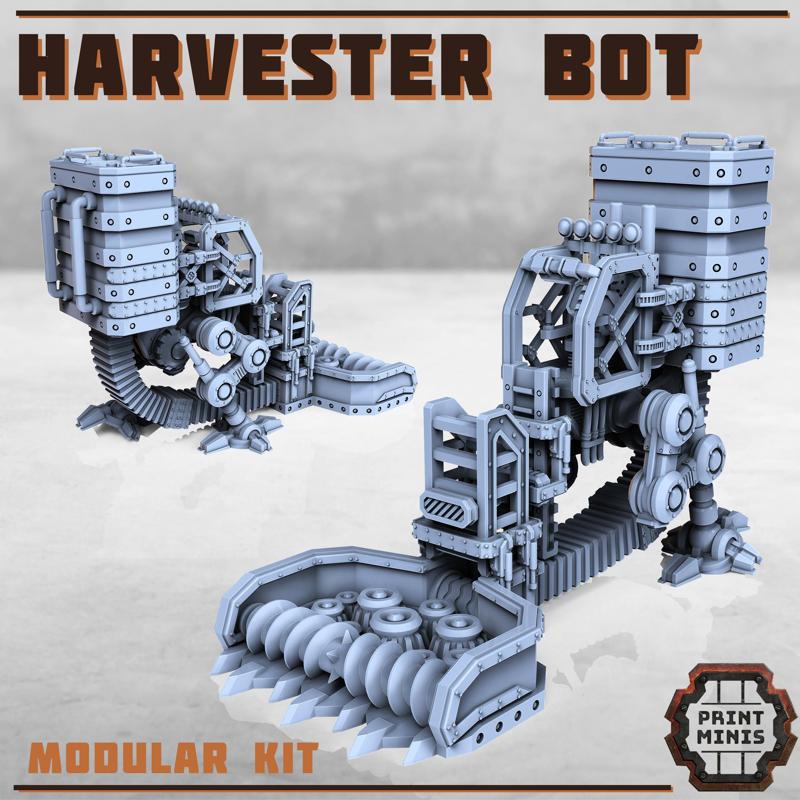 Harvester Bot with drivers