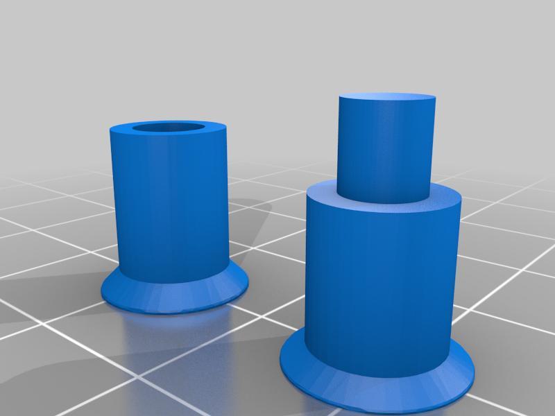 'Printable Hand Vice' handle easy print + No melt 2 piece rivets