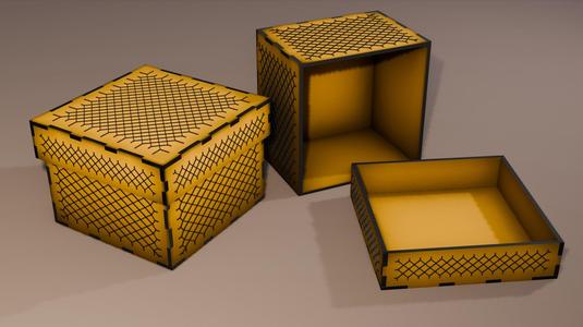 Box design_2 with engraving