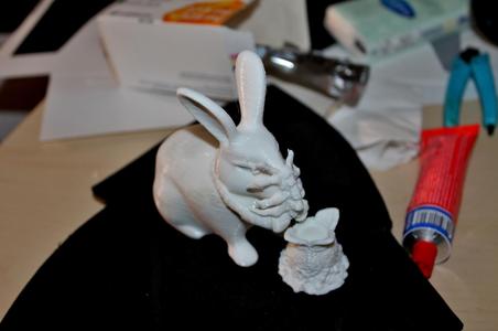 Rabbit easter eggs