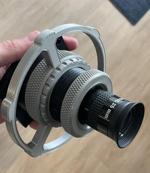Hadley 1.25in ecosystem - NRF - Nut (handwheel knurled) - 0.2mm clearance