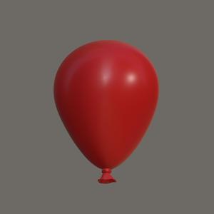 Classic Party Balloon 3D