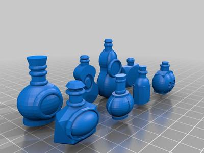 8 Unusual Miniature Potion Bottles