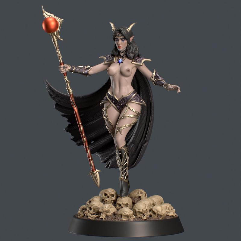 Elara Dark Elf - Topless