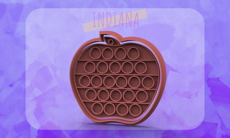 APPLE POP IT CUTTER