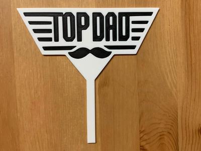 Top Dad Cake Topper