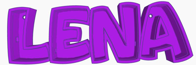 LENA LED- Namenslampe (Name lamp)