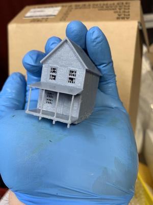 Model Railroad coal company house N scale