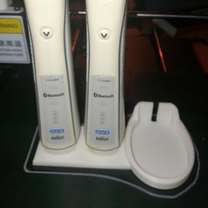 Remix Oral-B dual toothbrush holder with charger